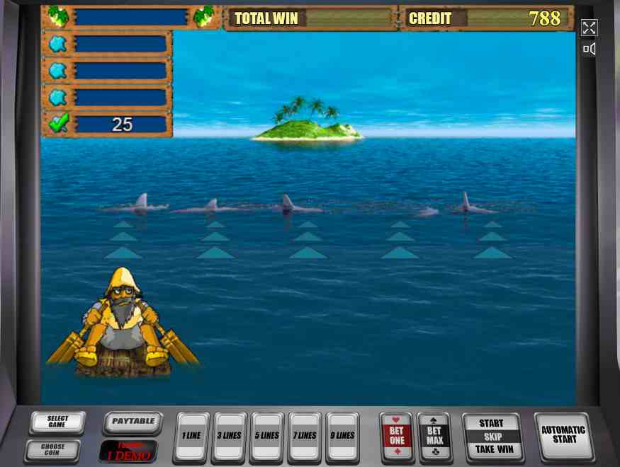 Тематическая игра в слоте Остров Бонусная игра в слоте Остров